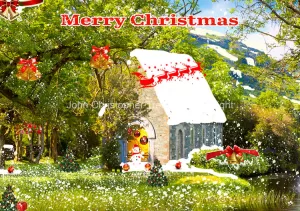 Gougane Barra Christmas Card Image