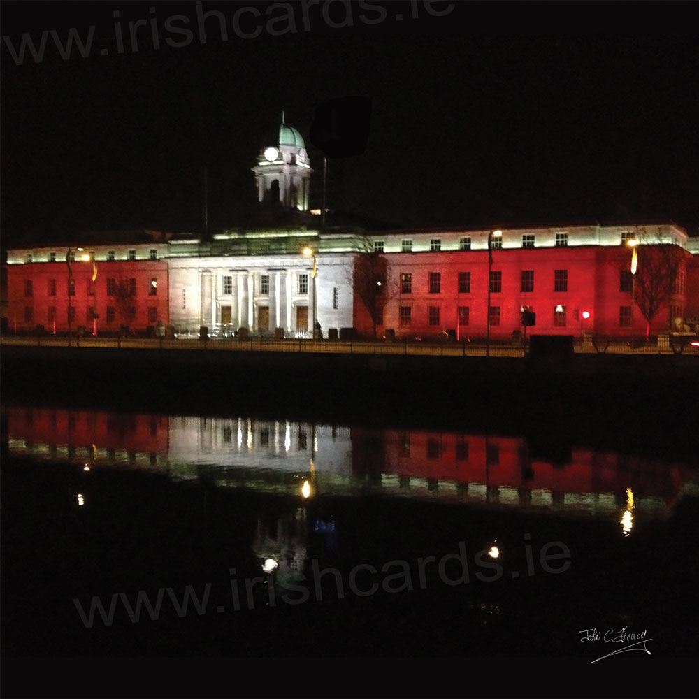 City Hall By Night - Cork City - Ireland
