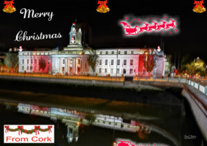 Cork City Hall By Night_Christmas Card